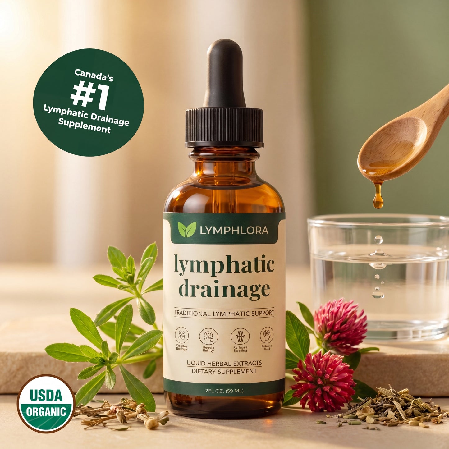 Lymphlora® Lymphatic Drainage Drops